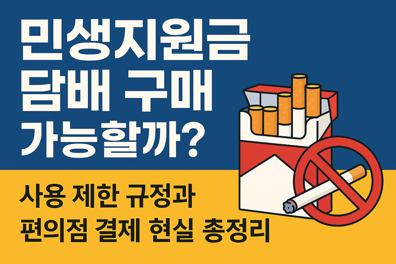민생지원금 담배