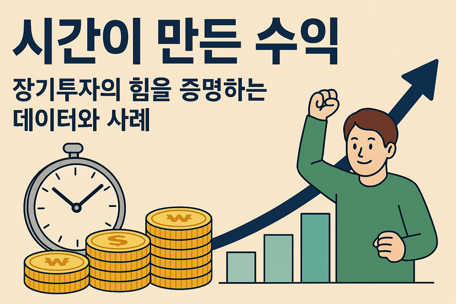 시간은 투자자의 편이다 | 장기투자의 힘을 증명하는 데이터와 사례 3가지 - richplatform